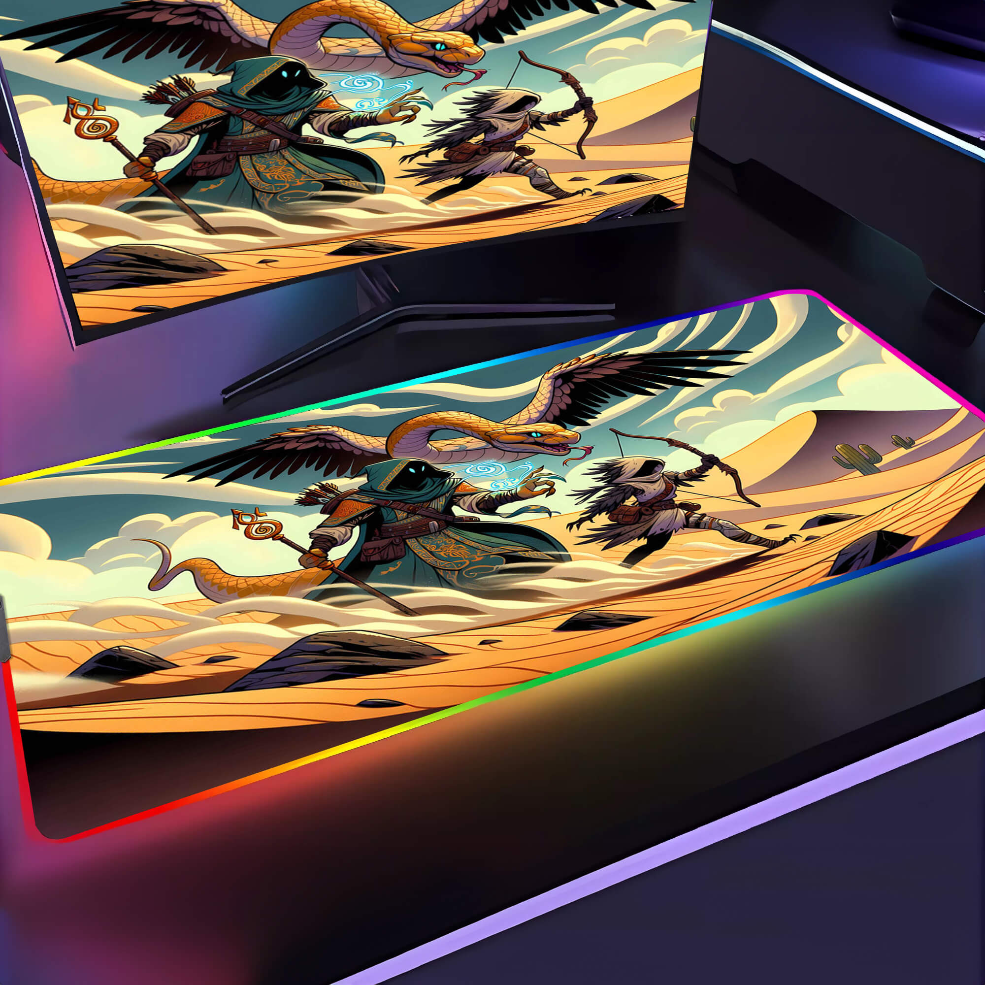 Sandstorm Showdown Gaming Desk Pad