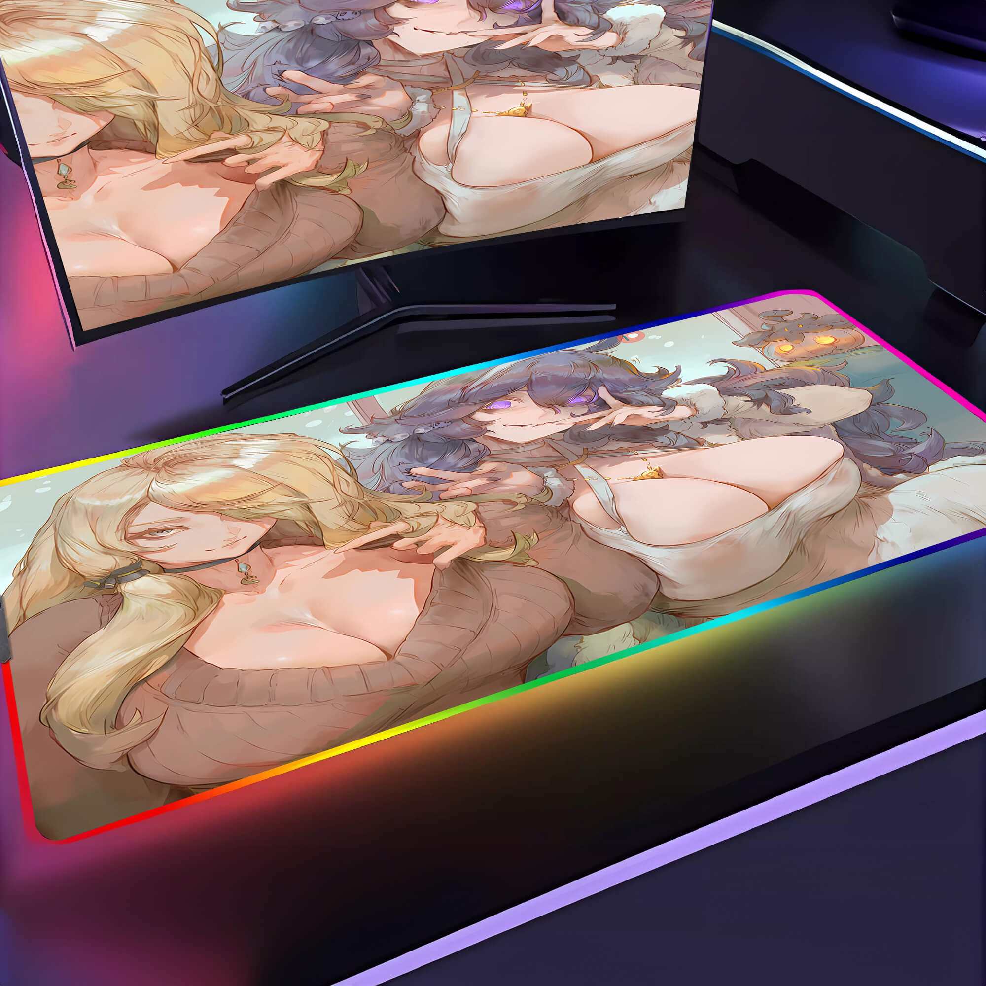 Winter Cynthia And Hex Mouse Pad XXL