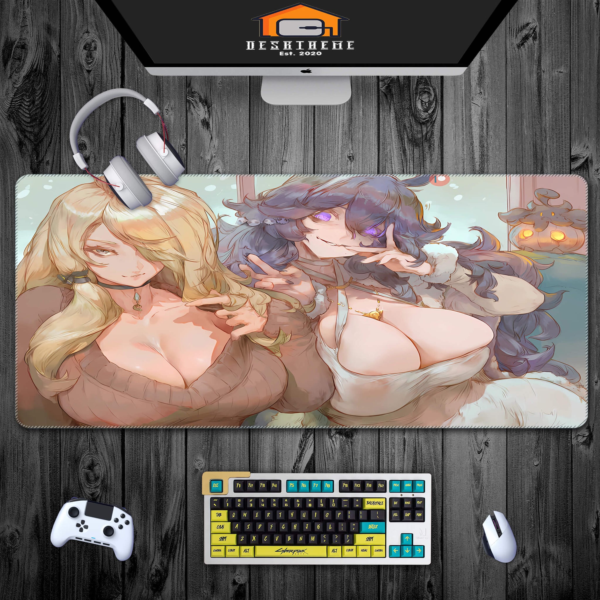 Winter Cynthia And Hex Mouse Pad XXL