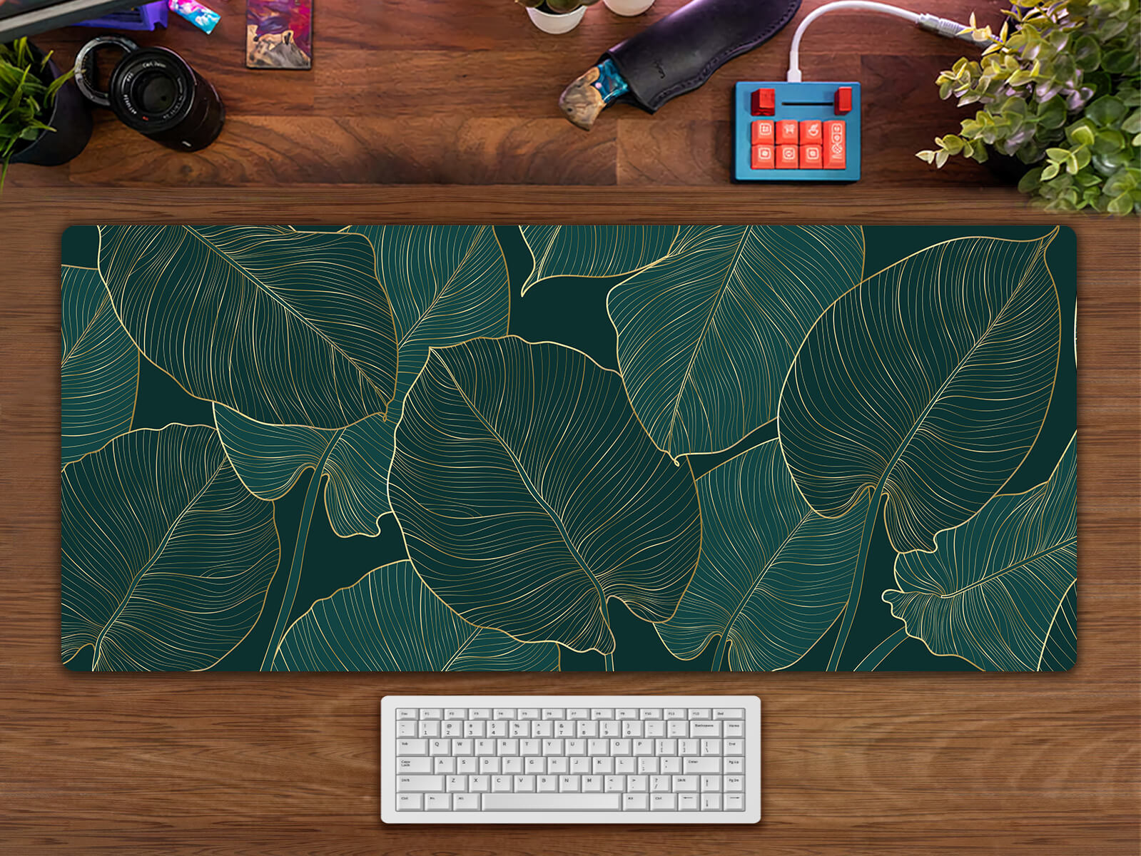 Green Leaves Mouse pad XXL(3 Designs)