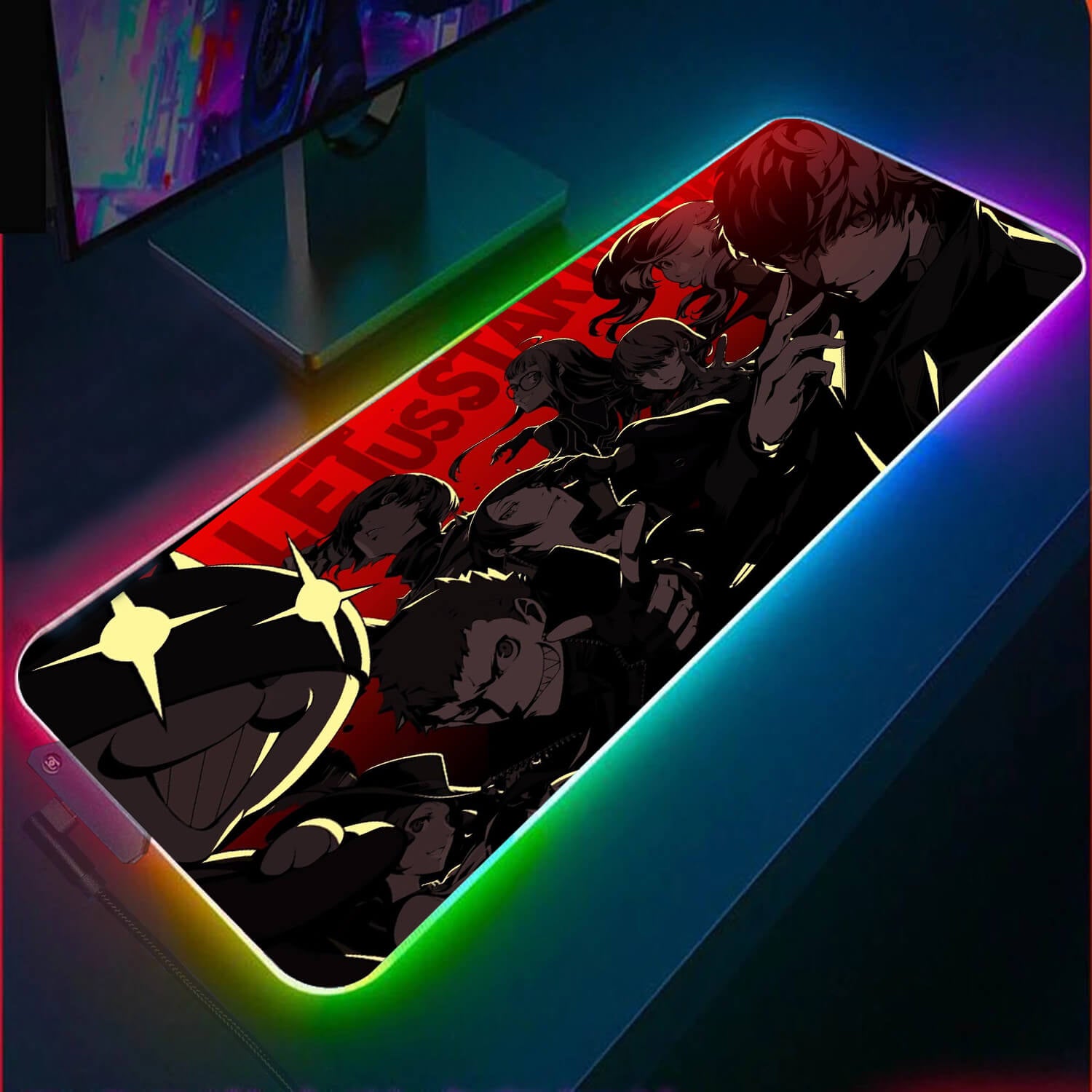 PERSONA 5 RGB Gaming Mouse Pad