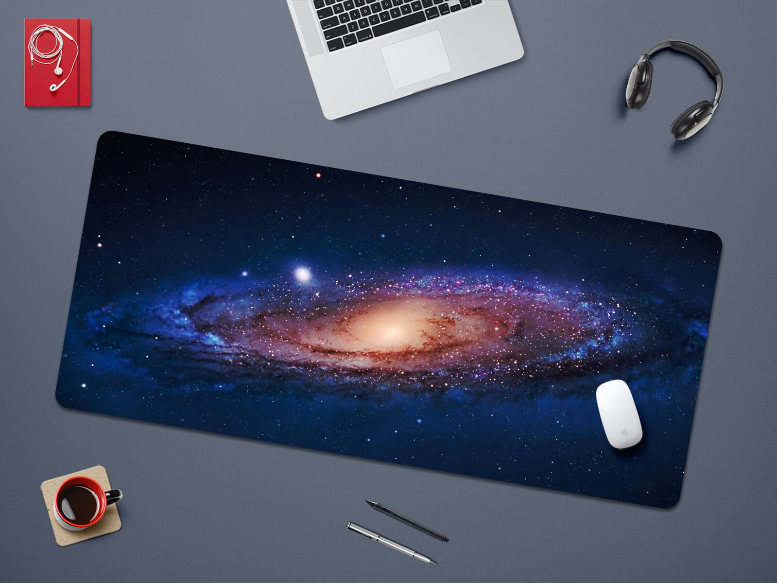 Galaxy Nebula Mouse Pad
