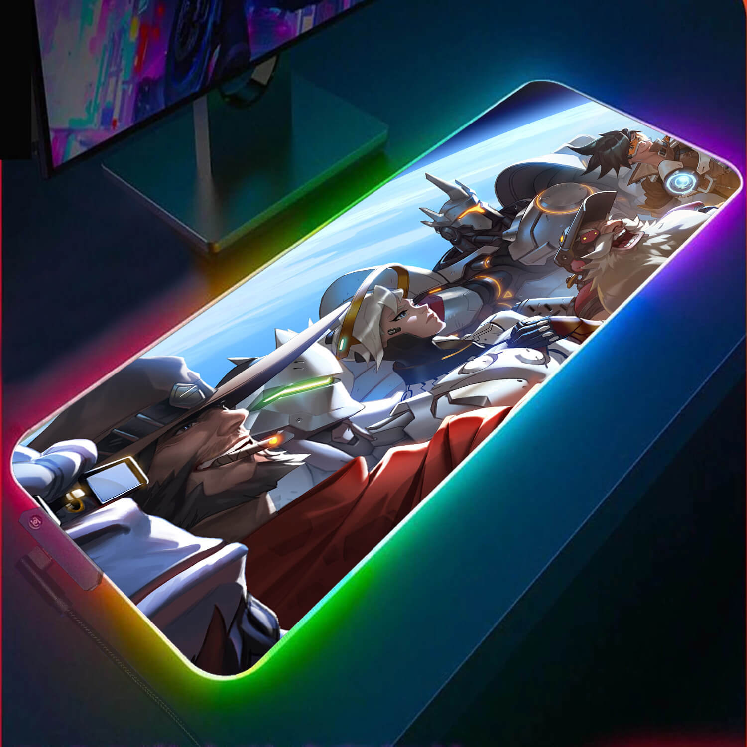 Overwatch RGB Gaming Mouse Pad(7 Designs)