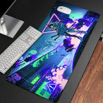 Load image into Gallery viewer, Cyberpunk Girl Desk Pad Long
