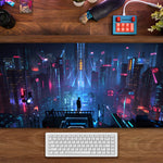 Load image into Gallery viewer, Blue City Night Gaming Mouse pad XXL(2 Versions)
