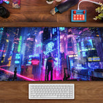 Load image into Gallery viewer, Blue City Night Gaming Mouse pad XXL(2 Versions)
