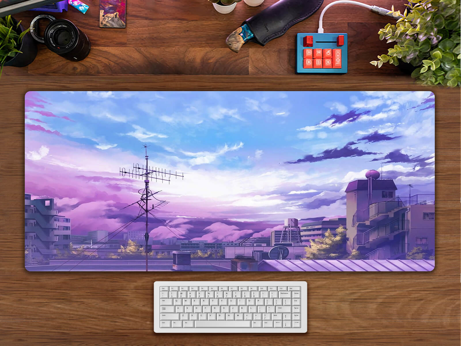 Japanese Purple View Desk Pad(4 Designs)