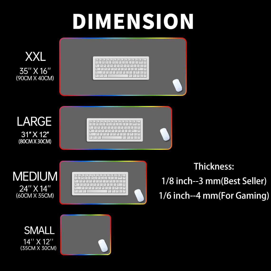 Destiny-2 RGB Gaming Mouse Pad