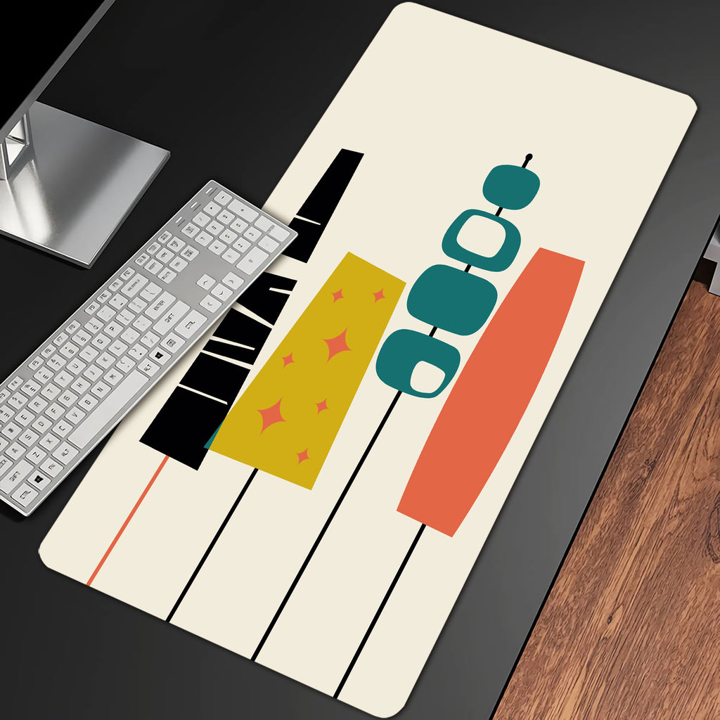 Geometric Patterns Desk Pad,Office Desk Mat,Mouse Pad Mat,Desktop pad ...