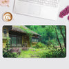 Green Anime View Mouse Pad