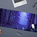 Load image into Gallery viewer, Purple Dark Forest Mouse Pad
