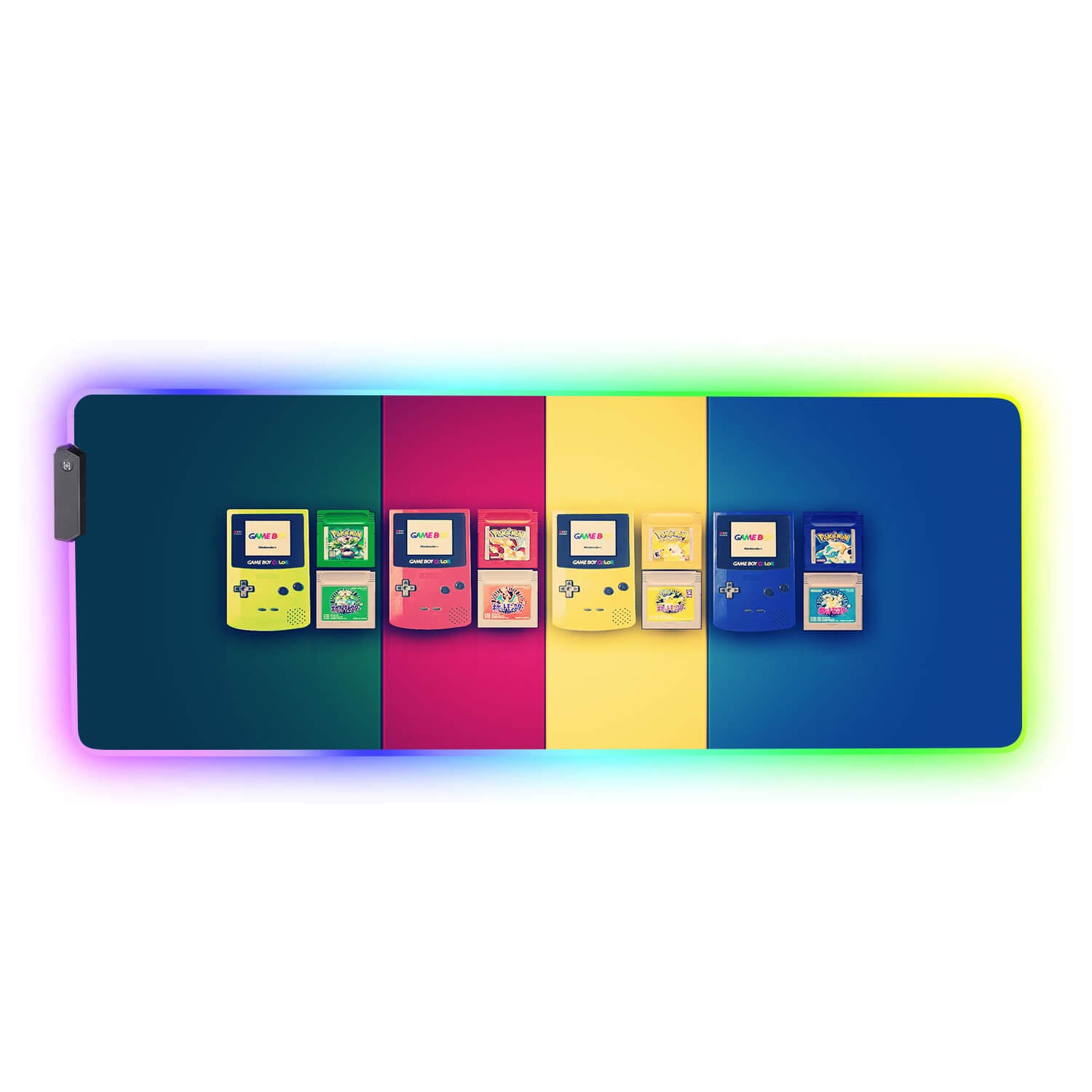 Vintage GameBoy RGB Gaming Mouse Pad