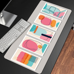 Mid Century Modern Colors Desk Pad(4 Patterns)