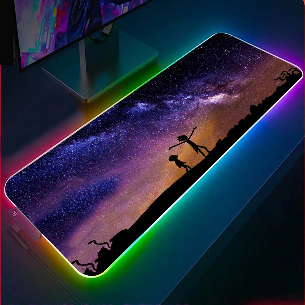 Rick And Morty LED RGB Gaming Mouse Pad (2 patterns)hyperx mouse pads ...