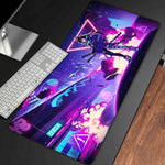 Load image into Gallery viewer, Cyberpunk Girl Desk Pad Long
