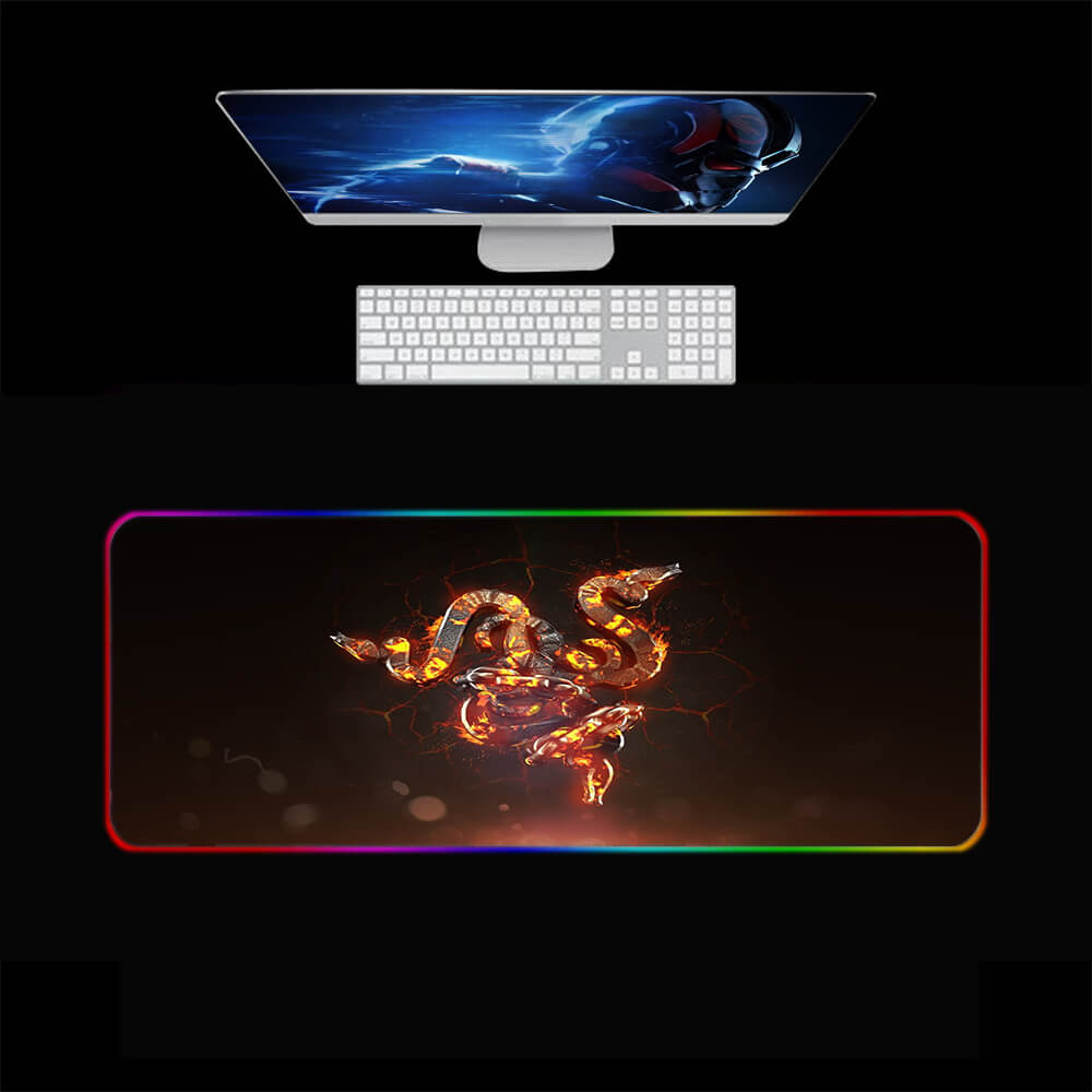 Razer Logo RGB Gaming Mouse Pad(3 Design)