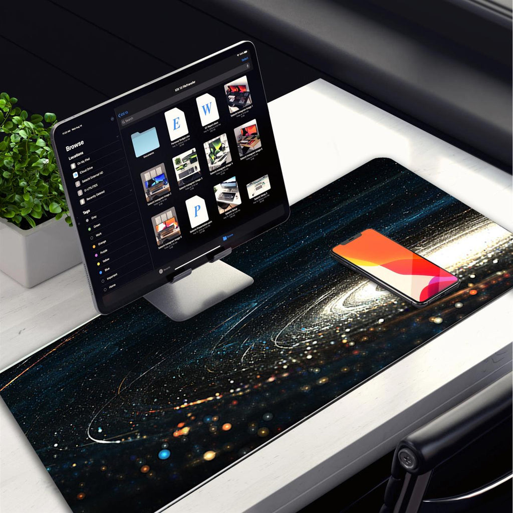 Galaxy Desk Pad,Office Desk Mat,Mouse Pad Mat,Desktop pad,Desktop Mat ...