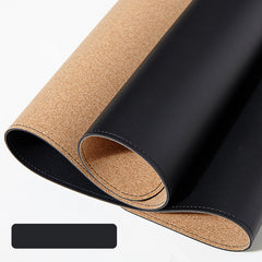 Black Cork&Leather Desk Mat(37x26inch)
