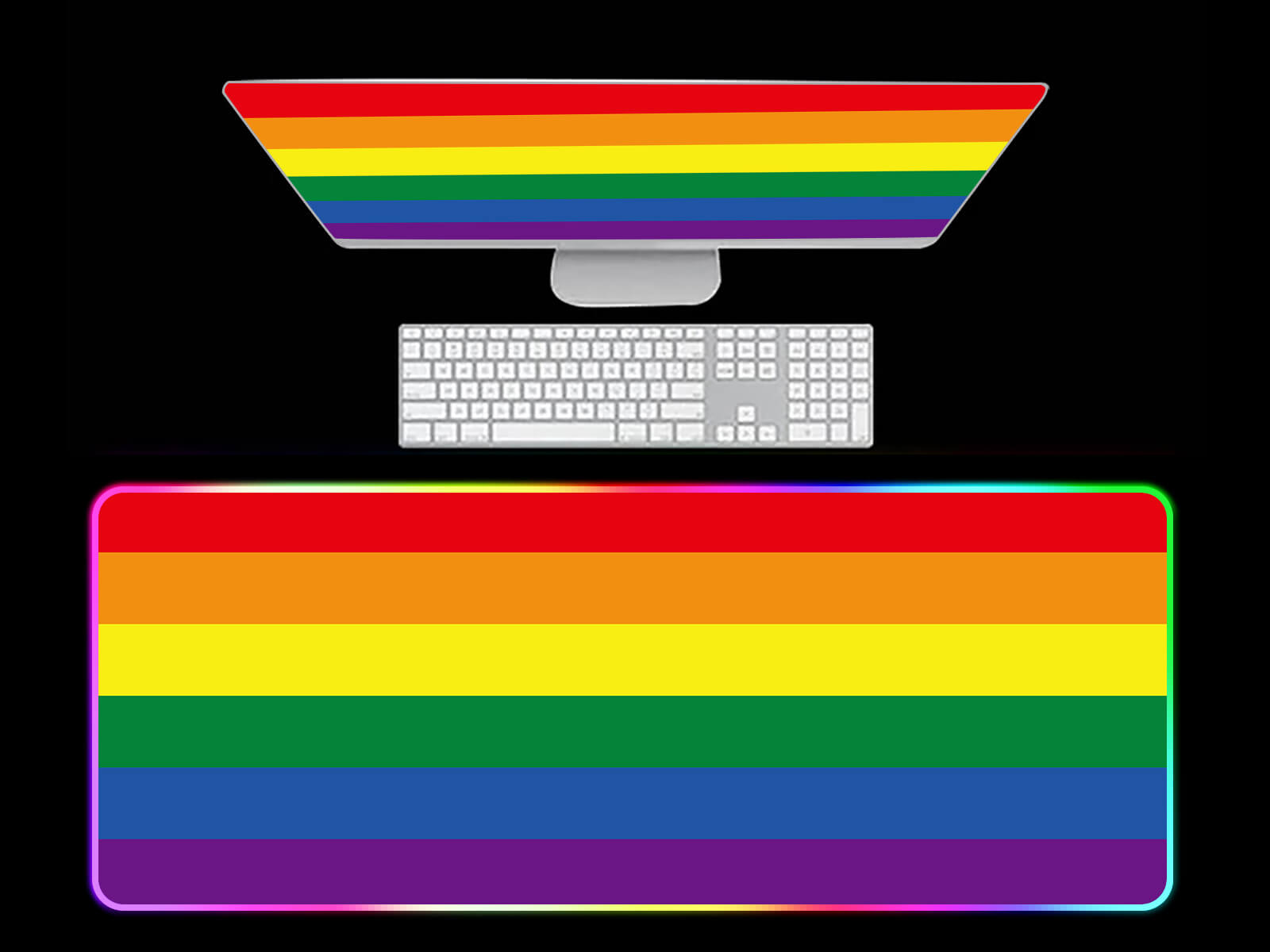 LGBT Pride RGB Gaming Mouse Pad(2 patterns)