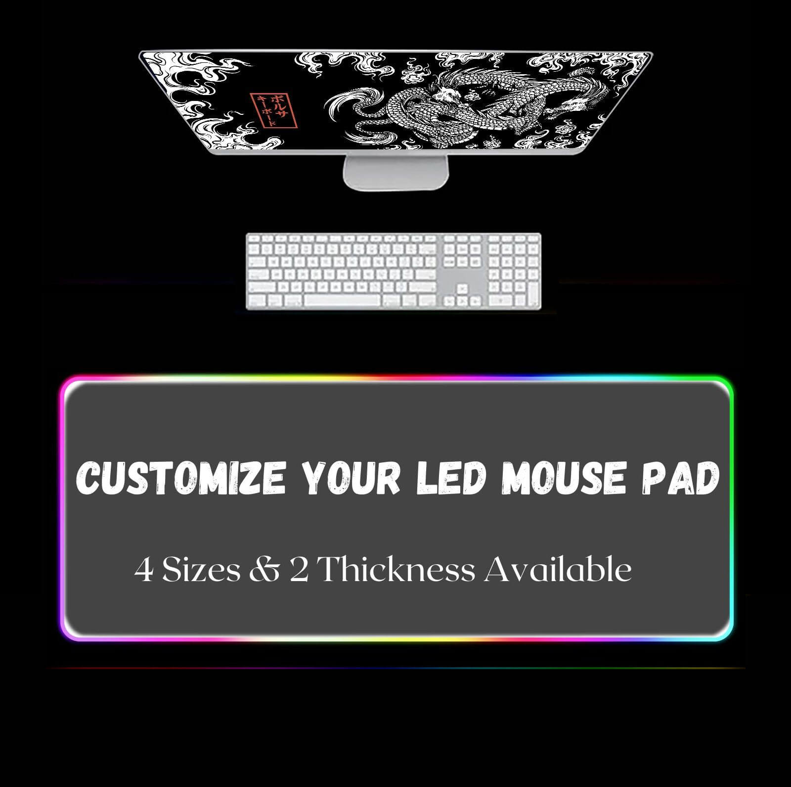Custom RGB Gaming Mouse Pad