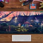 Load image into Gallery viewer, Fantasy Mushroom Forest Mouse Pad

