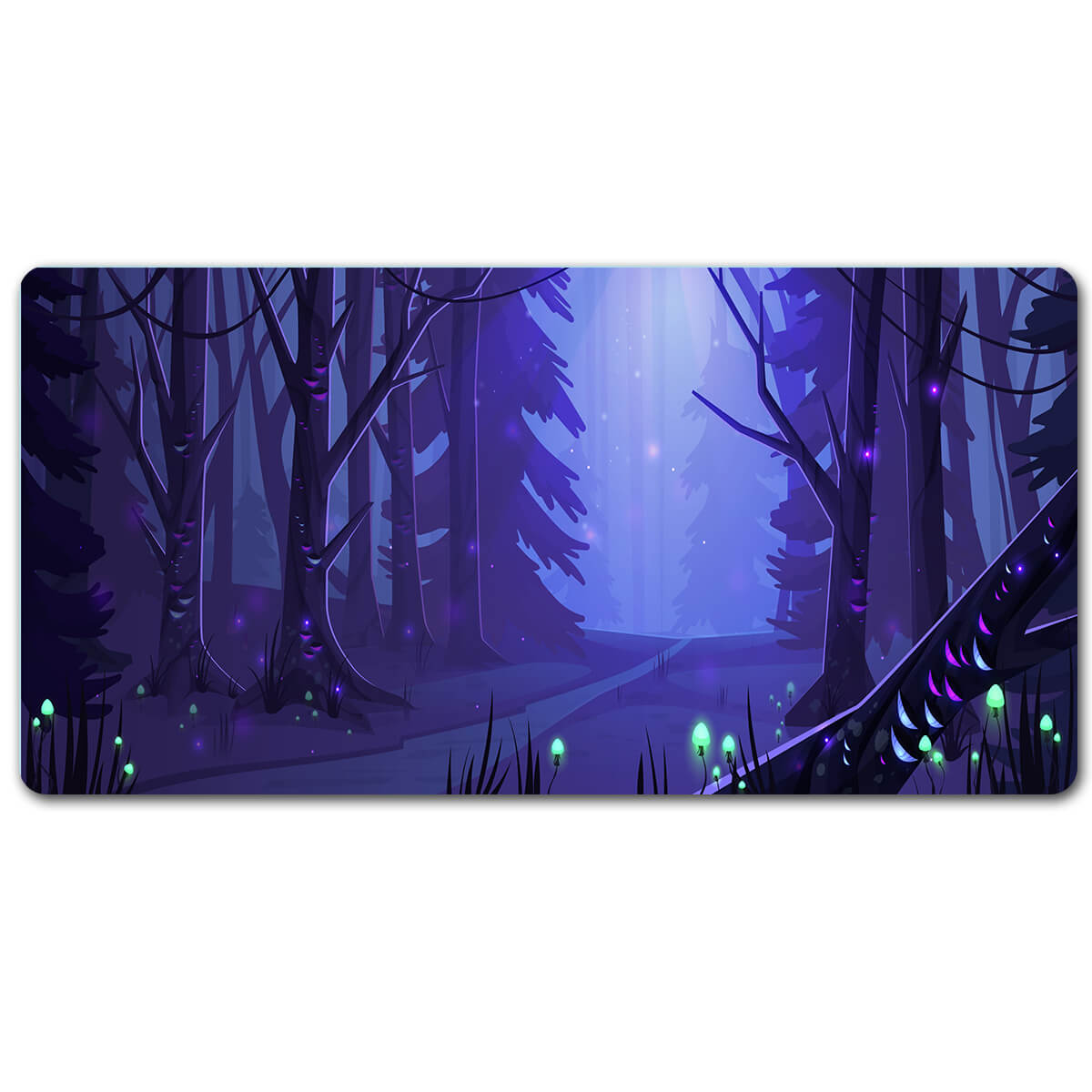 Purple Dark Forest Mouse Pad