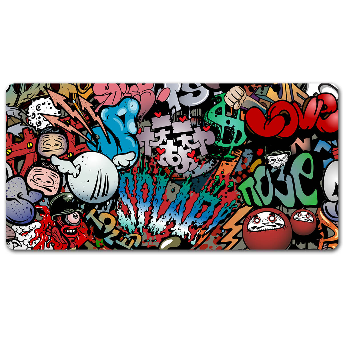 Graffiti Gaming Desk Mat