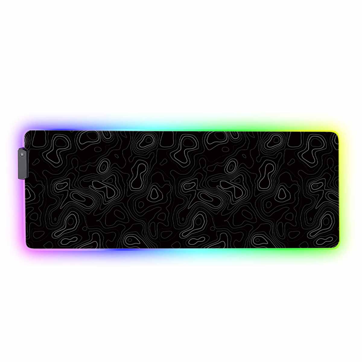 Abstract Lines RGB Gaming Mouse Pad (2 patterns)