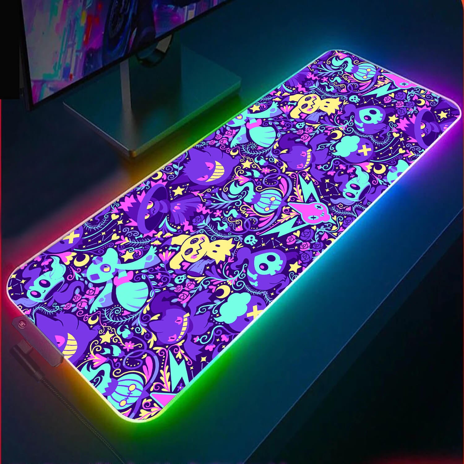 Ghost Pokemon RGB Gaming Mouse Pad(2 patterns)