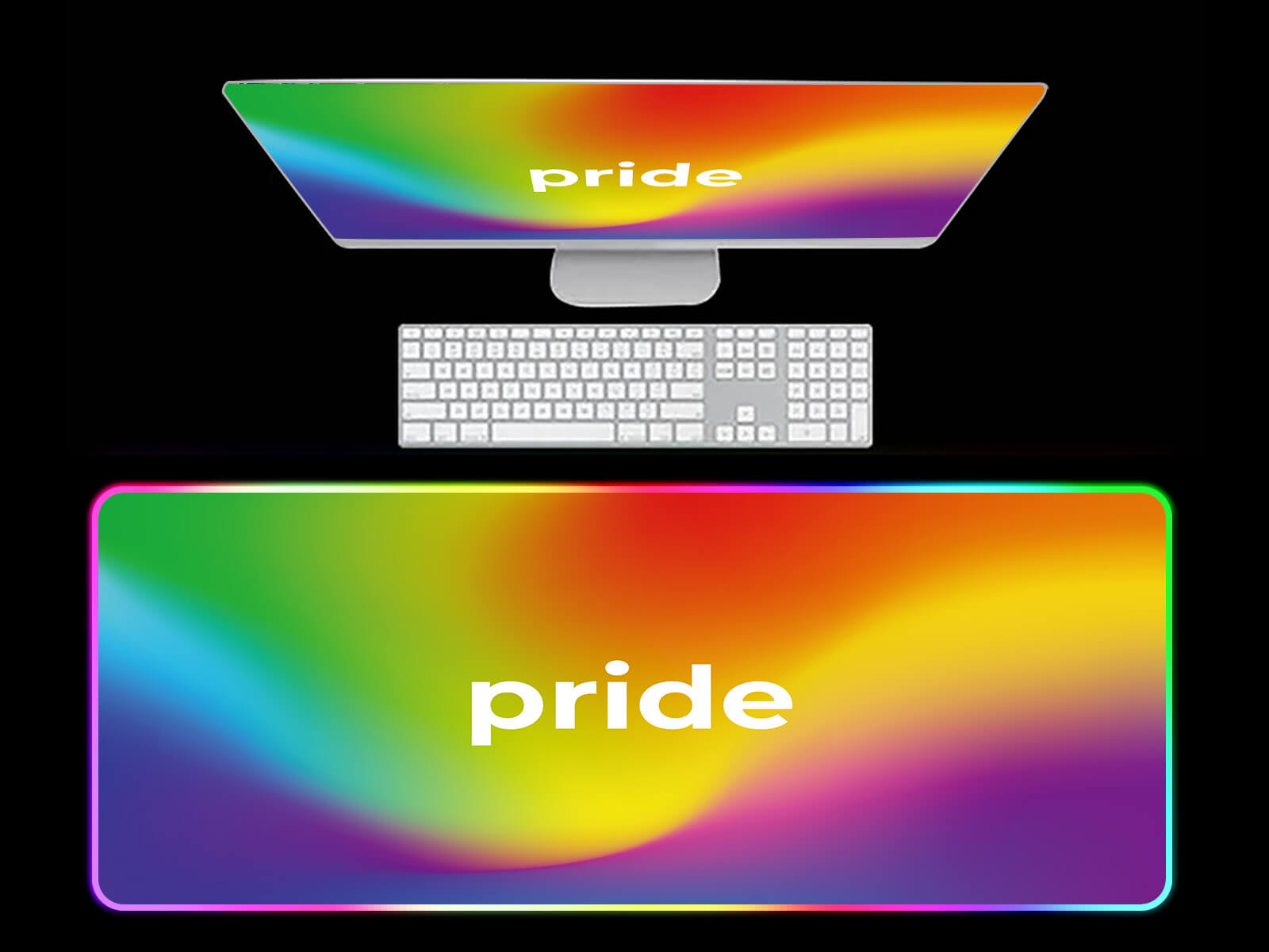 LGBT Pride RGB Gaming Mouse Pad(2 patterns)