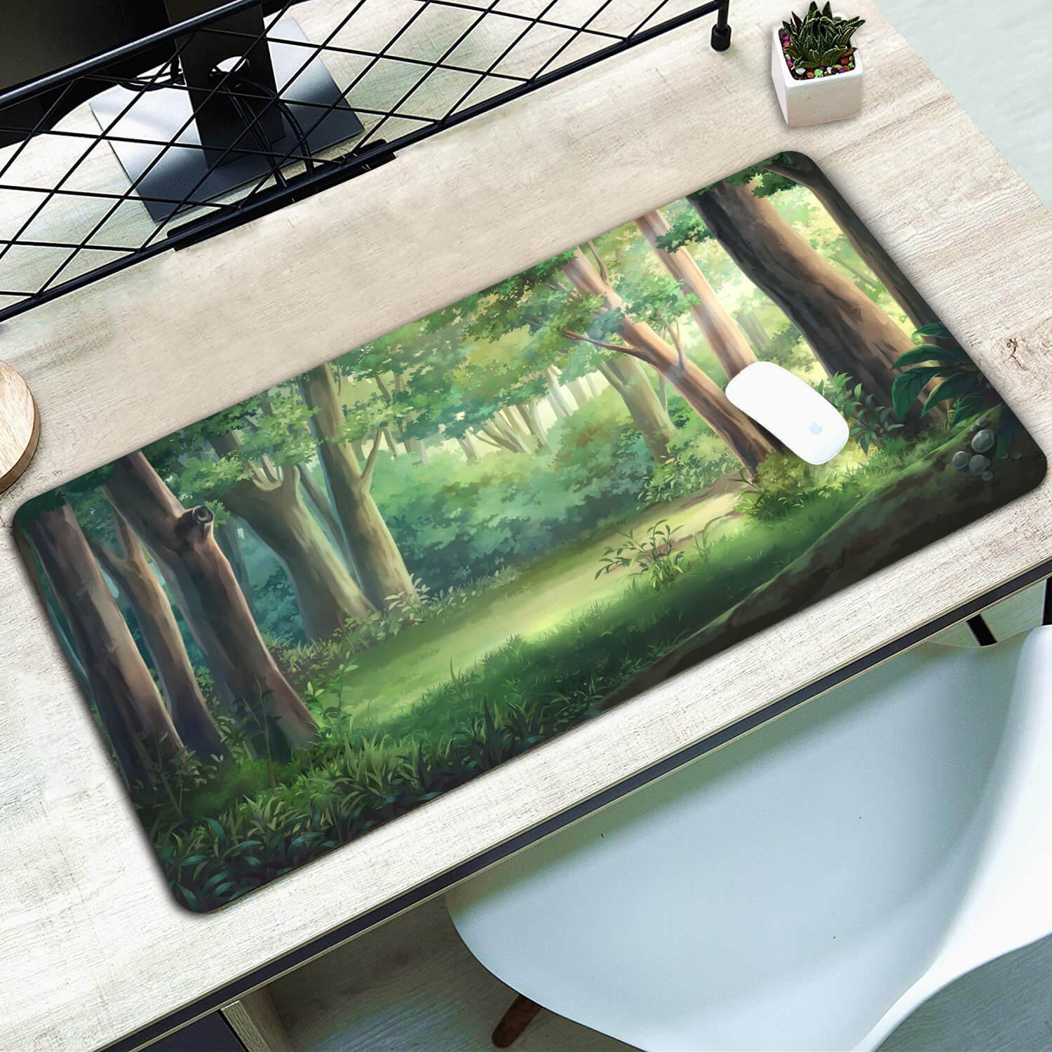 Cute Forest Desk Mat