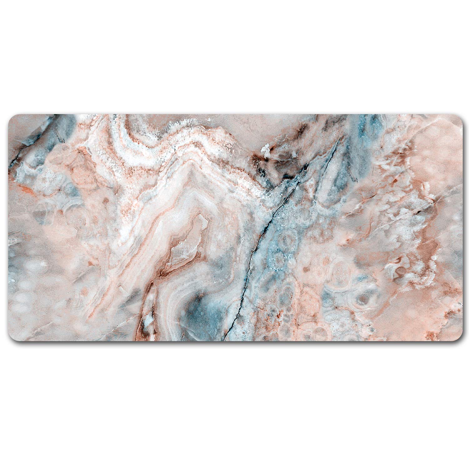 Breccia Marble Design Desk Pad