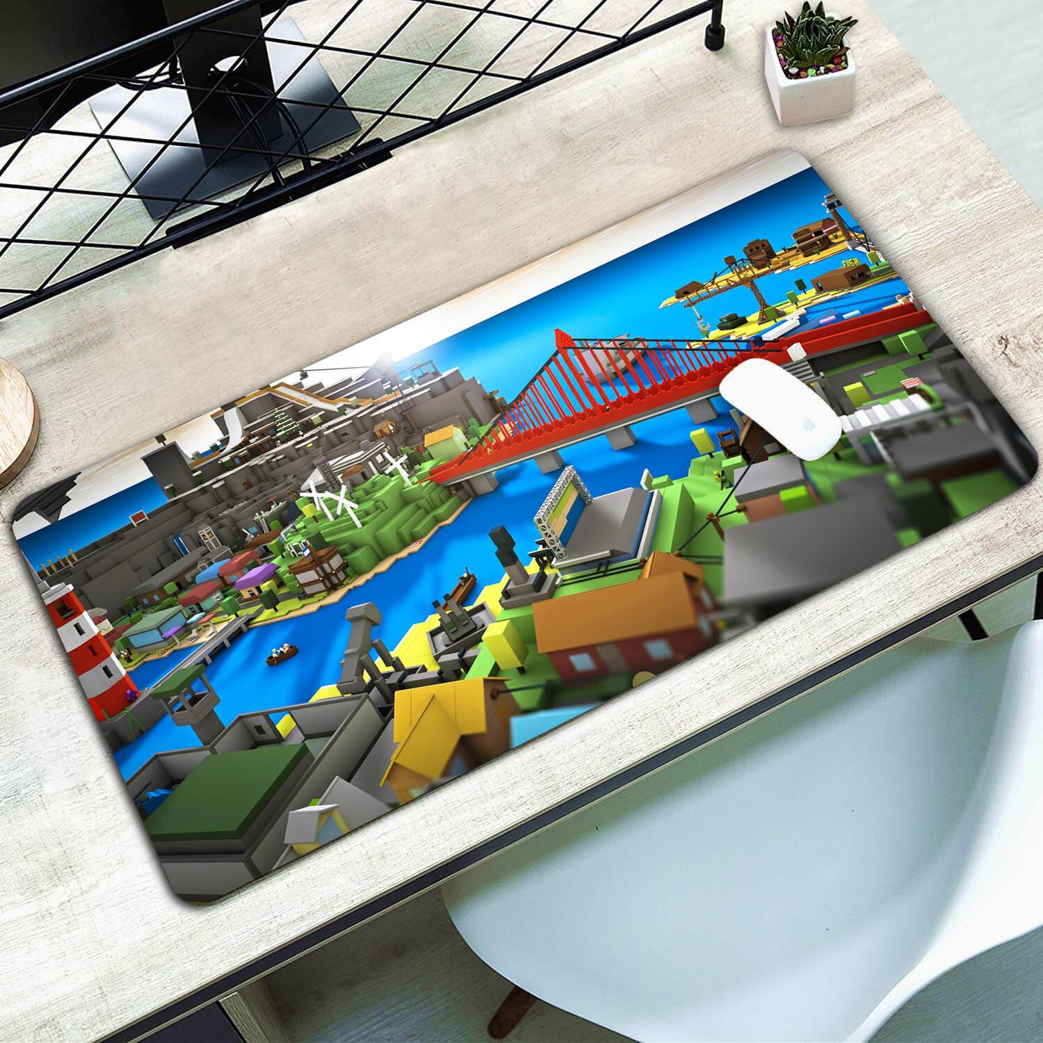 Roblox Fire Mouse Pad Long(2 Designs)