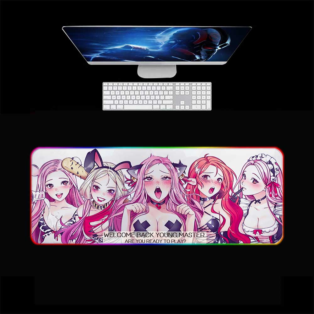 Young Master RGB Gaming Mouse Pad