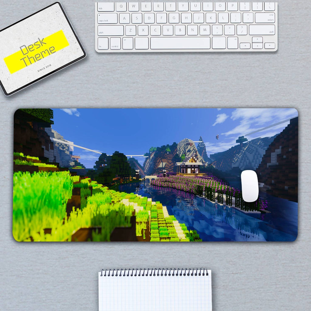 Minecraft Hill Desk Pad,Office Desk Mat,Mouse Pad Mat,Desktop pad ...