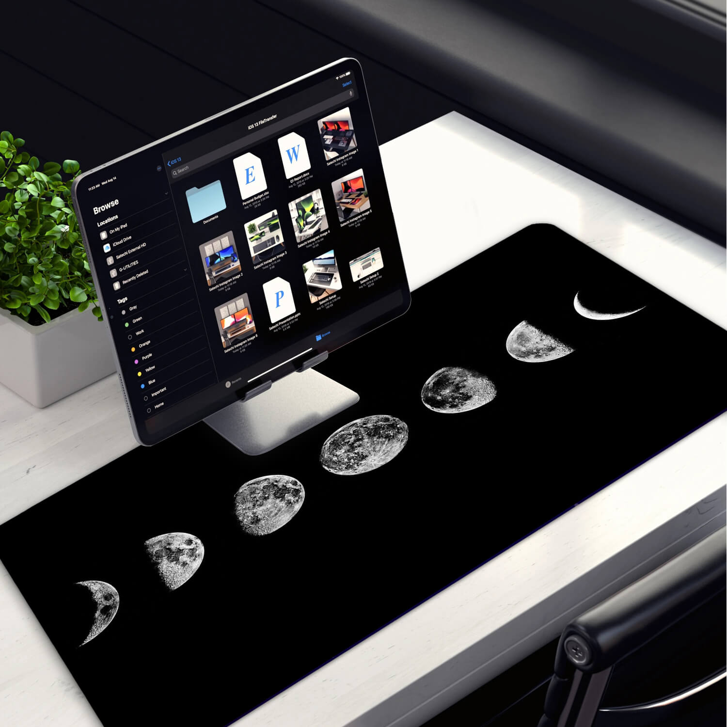 New Moon  Desk Pad