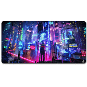 Blue City Night Gaming Mouse pad XXL(2 Versions)