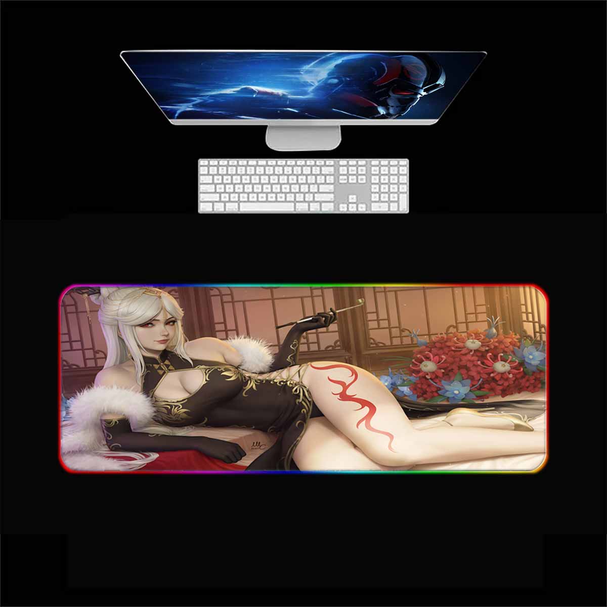 Ningguang RGB Gaming Mouse Pad