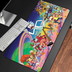 Rick and Morty Desk Pad( 2 Patterns) - 001 / 12 x 23.6 inch(30*60cm) / 3mm(Best Seller)