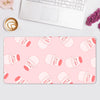 Pink Yogurt Pattern Desk Pad