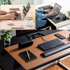 PU Leather Desk Pad Protector(11 Colors)