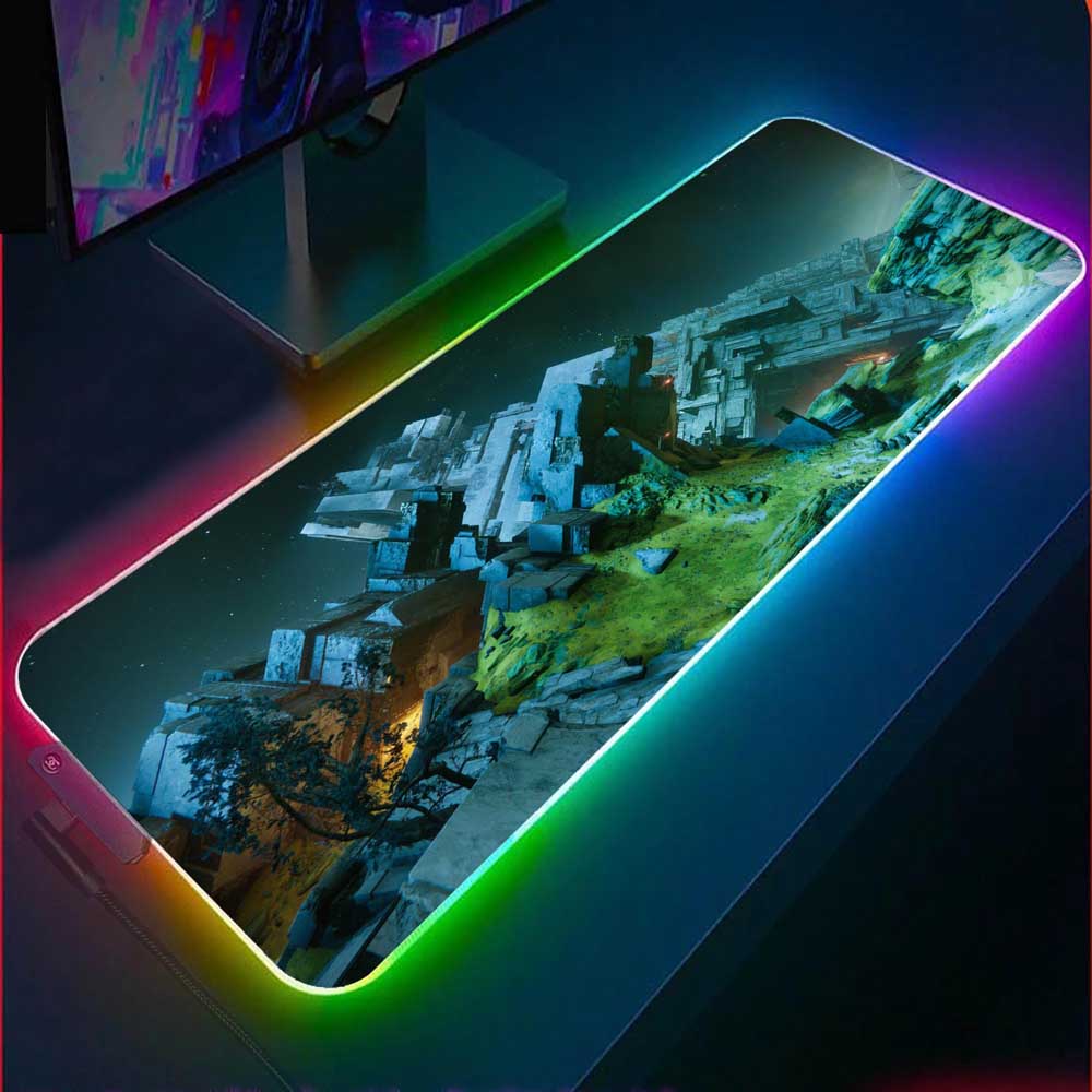 Destiny-2 RGB Gaming Mouse Pad