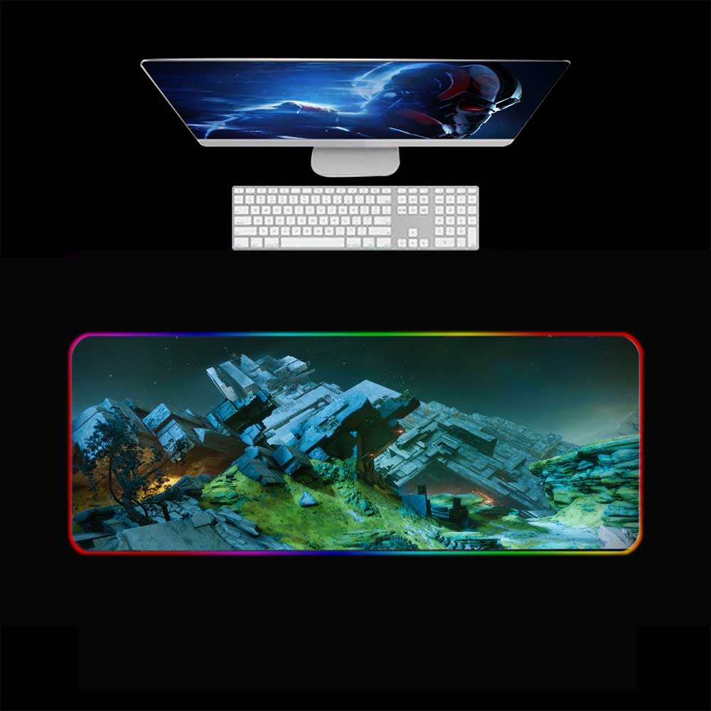 Destiny-2 RGB Gaming Mouse Pad