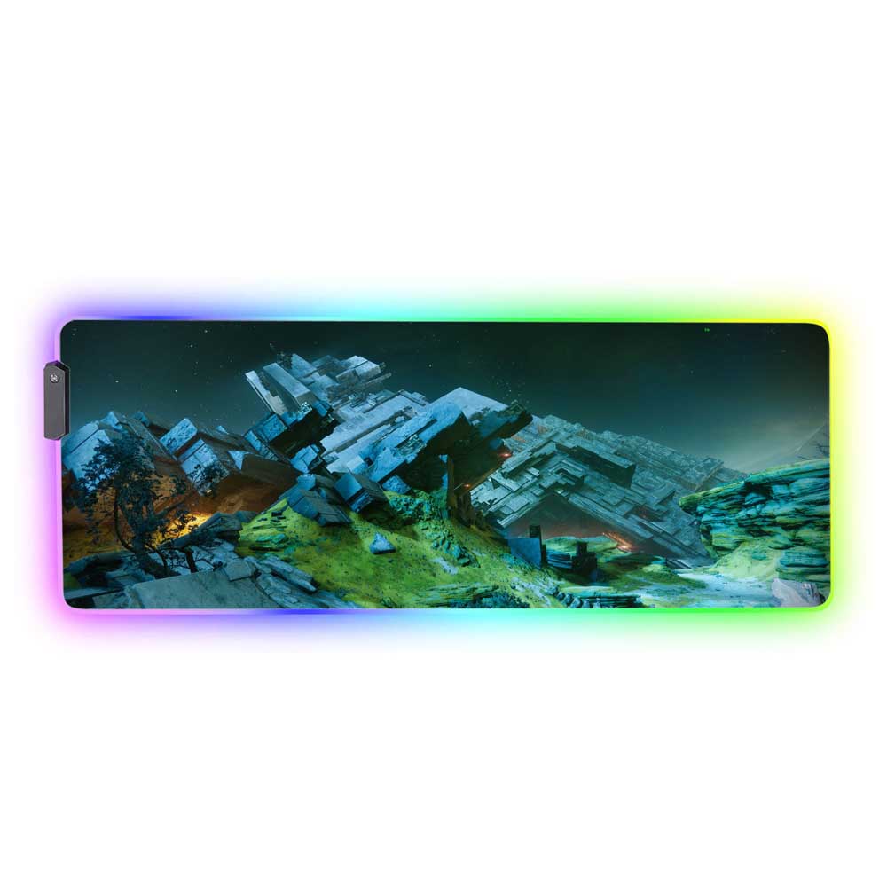 Destiny-2 RGB Gaming Mouse Pad