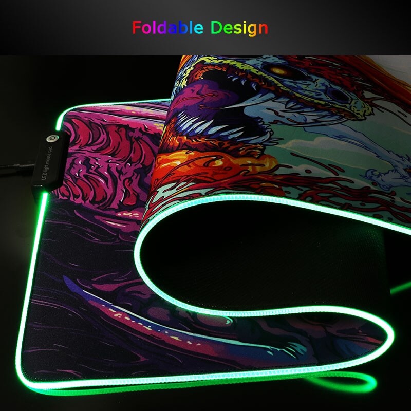 Custom RGB Gaming Mouse Pad