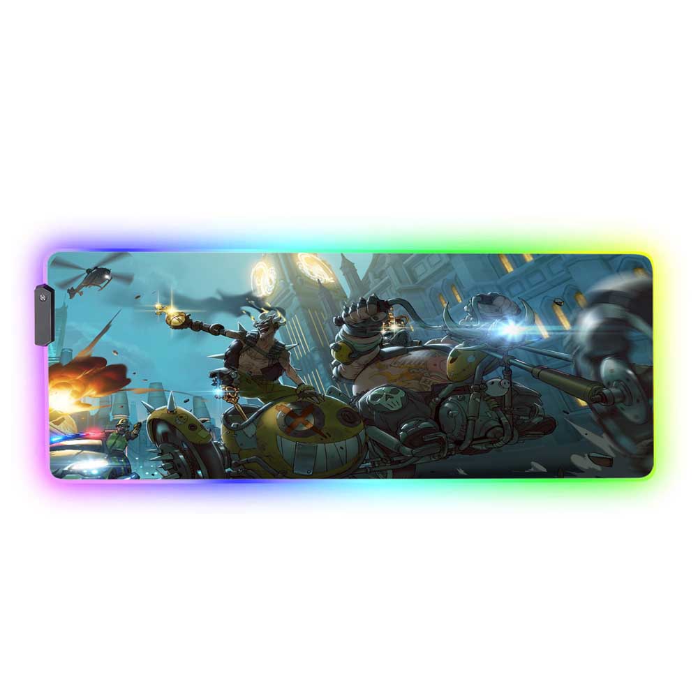 Overwatch Junkrat RGB Gaming Mouse Pad