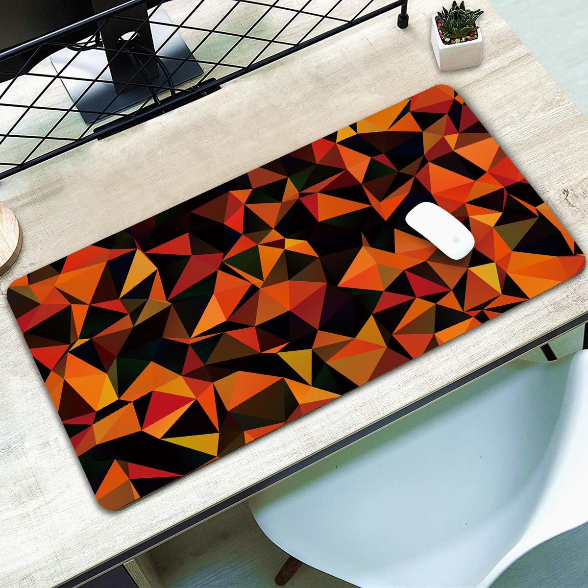 Retro RED  Desk Pad