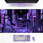Load image into Gallery viewer, Tokyo Street Pixel Art Gaming Desk Mat Large(4 Colors)
