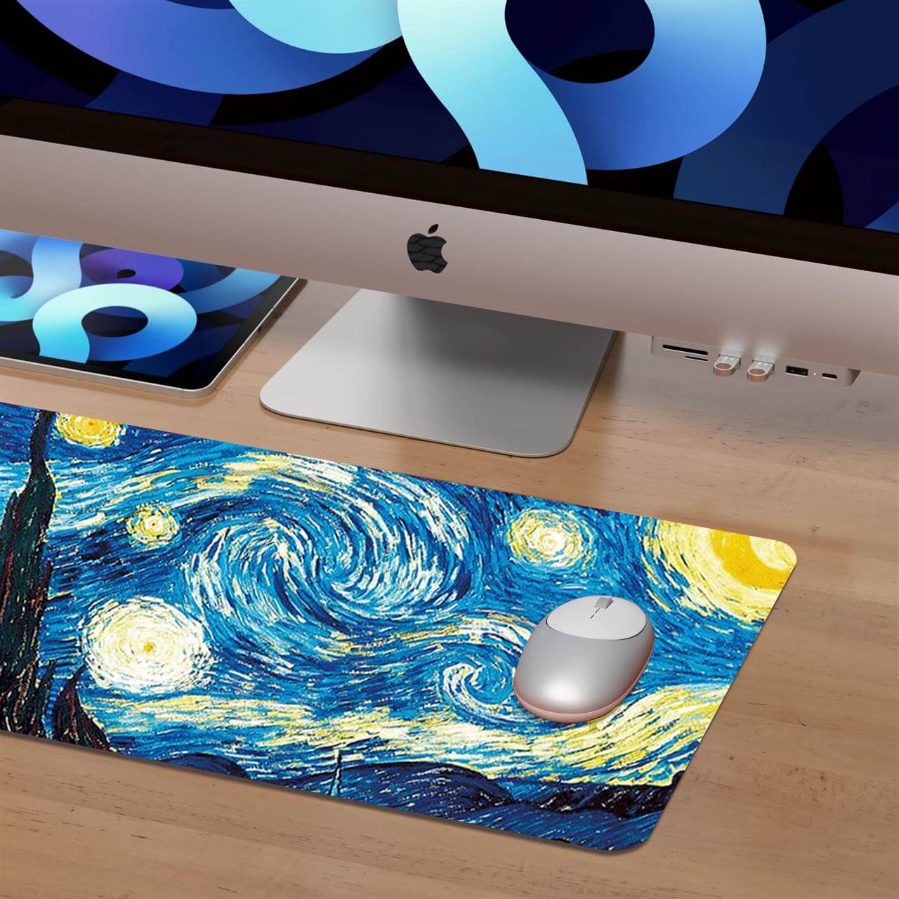 Starry Night Desk Mat
