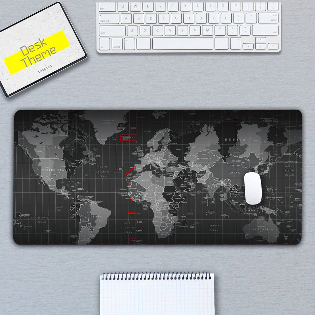 Desktop Mat Map World Map Desk Pad,Gaming Desk Mat,Mouse Pad Mat,Desktop pad,Desktop ...